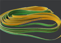 Correas de impulsión de poder de verde amarillo para el generador de viento del embalador del tabaco MK9