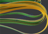 Amarillo plano del verde de las correas de transmisión de poder de los recambios de la maquinaria del tabaco MK9