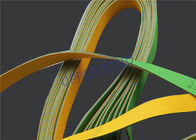 Amarillo plano del verde de las correas de transmisión de poder de los recambios de la maquinaria del tabaco MK9