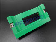 Recambios plásticos modificados para requisitos particulares de la caja de moldeo del color verde para la máquina de GDX