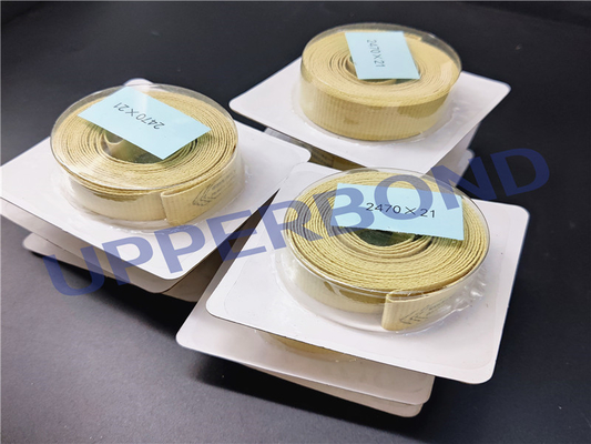 comprar Kevlar 100% Garniture aumentó la cinta de Garniture para el tabaco que transportaba extensibilidad baja Fabricación en línea