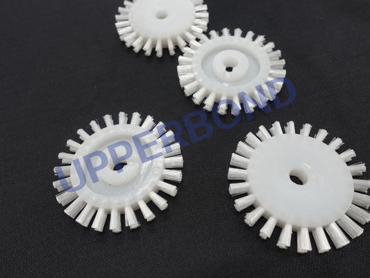 comprar Marque 9 cepillos de alambre de nylon blancos de los recambios de la máquina del cigarrillo Fabricación en línea