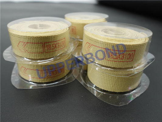 comprar Banda transportadora Garniture de la cinta de 18.5*3100 milímetro del pequeño tabaco amarillo del alargamiento Fabricación en línea