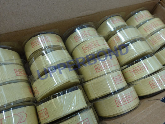 comprar Recambios de Garniture de la fibra de Kevlar de las cintas de la banda transportadora de la máquina amarilla del cigarrillo Fabricación en línea
