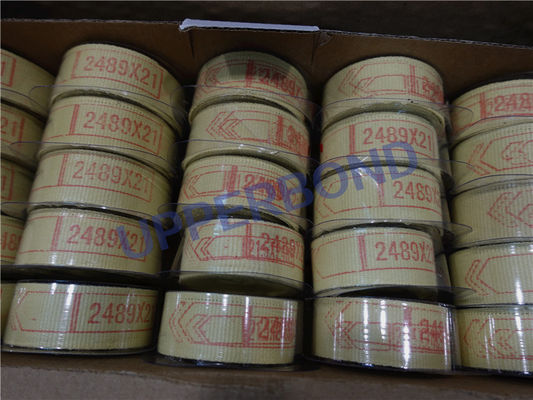 comprar cinta amarilla sin fin de Garniture de la transmisión de 2489 * 21 milímetros Aramid Fabricación en línea