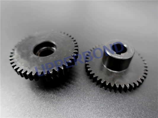 comprar Piezas conducidas dentadas del engranaje cónico del negro de la máquina del cigarrillo MK9 Fabricación en línea