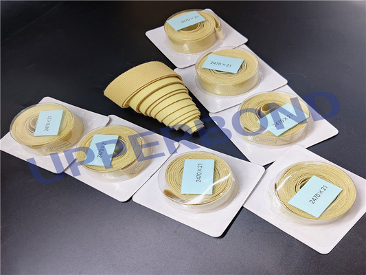 comprar Recambios espesados de la maquinaria del tabaco de la correa de Garniture de la fibra de Kevlar Fabricación en línea