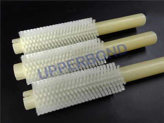 Tamaño personalizado Maquinaria de tabaco piezas de repuesto Blanco plástico cepillos de nylon personalizados