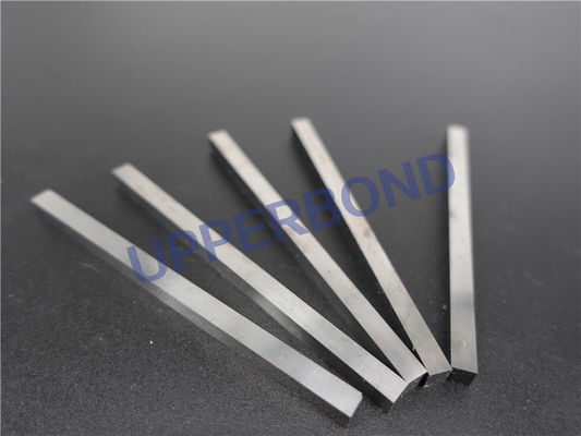Inclinar la cuchilla rectangular de la tira del carburo de tungsteno del cuchillo de la máquina del cigarrillo del cortador de papel