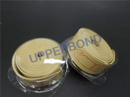 Cinta sin fin amarilla de Aramid Garniture para la maquinaria del tabaco